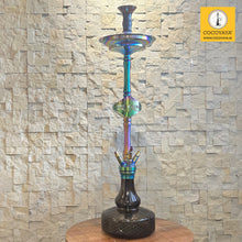 Load image into Gallery viewer, COCOYAYA King Series Greate Hookah Rainbow ( Grey Base )(with bag)