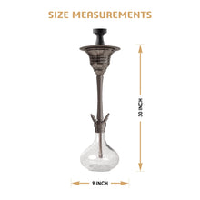 Load image into Gallery viewer, COCOYAYA Yara Pro Shisha Hookah Grey (Transparent Base)(With Bag)