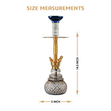 Load image into Gallery viewer, COCOYAYA Conquer Series Gunpowder Hookah Golden(with bag)
