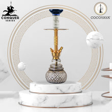 Load image into Gallery viewer, COCOYAYA Conquer Series Gunpowder Hookah Golden(with bag)