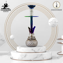 Load image into Gallery viewer, COCOYAYA Conquer Series Gunpowder Hookah Rainbow(with bag)