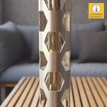 Load image into Gallery viewer, COCOYAYA Jade Series Valeria Hookah Champagne ( Design 4 Grey Base ) With Bag