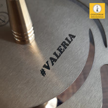 Load image into Gallery viewer, COCOYAYA Valeria Hookah Golden (Dark Purple Base) with Bag