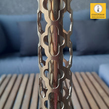 Load image into Gallery viewer, COCOYAYA Jade Series Valeriya Hookah Golden (Design 10 Transparent Base) with Bag