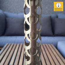 Load image into Gallery viewer, COCOYAYA Jade Series Valeria Hookah Golden (Design 11 Dark Green Base) with Bag