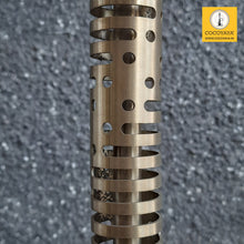 Load image into Gallery viewer, COCOYAYA Jade Series Valeria Hookah Golden (Design 1 Dark Green Base) With Bag