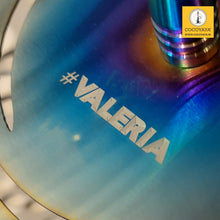 Load image into Gallery viewer, COCOYAYA Jade Series Valeria Hookah Rainbow ( Design 12 Grey Base ) With Bag