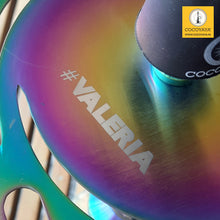 Load image into Gallery viewer, COCOYAYA Jade Series Valeriya Hookah Rainbow (Design 7 Dark Grey Base) with Bag