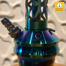 Load image into Gallery viewer, COCOYAYA Jade Series Valeria Hookah Rainbow ( Design 12 Transparent Base ) With Bag