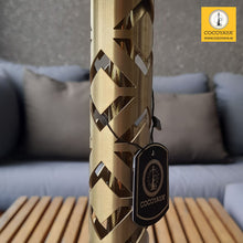 Load image into Gallery viewer, COCOYAYA Jade Series Valeria Hookah Golden (Design 2 Dark Green Base) With Bag