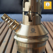 Load image into Gallery viewer, COCOYAYA Jade Series Valeria Hookah Golden (Design 8 Olive Green Base) With Bag