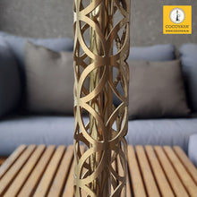 Load image into Gallery viewer, COCOYAYA Jade Series Valeria Hookah Golden (Design 12 Dark Purple Base) With Bag