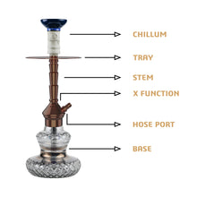 Load image into Gallery viewer, COCOYAYA Conquer Series Jiza Hookah Rose Golden(with bag)