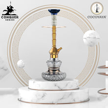 Load image into Gallery viewer, COCOYAYA Conquer Series Jiza Hookah Golden(with bag)