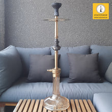 Load image into Gallery viewer, COCOYAYA Jungle Series Thanos Hookah Golden (Star Base Orange) With Bag