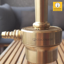 Load image into Gallery viewer, COCOYAYA Jungle Series Thanos Hookah Golden (Star Base Orange) With Bag