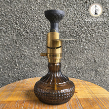 Load image into Gallery viewer, COCOYAYA Mini Ferro Series Keno Hookah Golden ( Dark Grey Base) with Bag