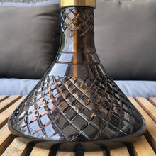 Load image into Gallery viewer, COCOYAYA King Series 2.0 Chandra Gupta Maurya Hookah Golden ( Dark Grey Base) With Bag