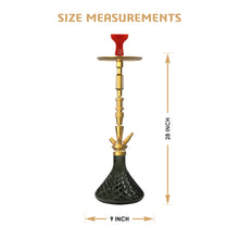 Load image into Gallery viewer, COCOYAYA King Series Dario Hookah Golden (Black Base)(with bag)