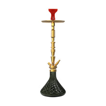 Load image into Gallery viewer, COCOYAYA King Series Dario Hookah Golden (Black Base)(with bag)