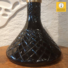 Load image into Gallery viewer, COCOYAYA King Series 2.0 Akbar The Great Hookah Golden ( Black Base) With Bag