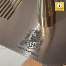 Load image into Gallery viewer, COCOYAYA King Series 2.0 Akbar The Great Hookah Golden ( Black Base) With Bag