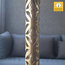 Load image into Gallery viewer, COCOYAYA King Series 2.0 Akbar The Great Hookah Golden (Transparent Base) With Bag