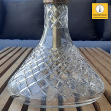 Load image into Gallery viewer, COCOYAYA King Series 2.0 Bahadur Shah Hookah Golden (Transparent Base) With Bag