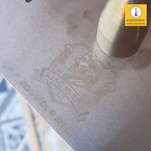 Load image into Gallery viewer, COCOYAYA King Series 2.0 Bahadur Shah Hookah Golden (Transparent Base) With Bag
