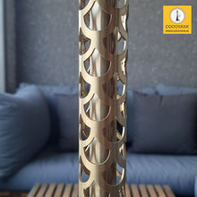 Load image into Gallery viewer, COCOYAYA King Series 2.0 Chandragupta Maurya Hookah Golden (Dark Purple Base) With Bag