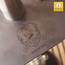 Load image into Gallery viewer, COCOYAYA King Series 2.0 Raja Raj Hookah Champagne ( Dark Green Base)