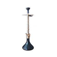 Load image into Gallery viewer, COCOYAYA King Series 2.0 Raja Raj Hookah Golden (Dark Green Base) With Bag