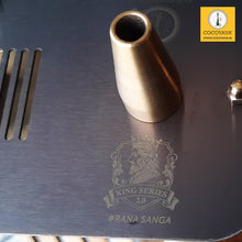 Load image into Gallery viewer, COCOYAYA King Series 2.0 Rana Sanga Hookah Golden ( Grey Base) With Bag