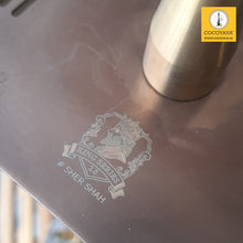 Load image into Gallery viewer, COCOYAYA King Series 2.0 Sher Shah Hookah Golden (Grey Base) With Bag
