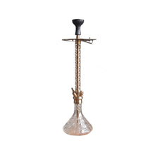Load image into Gallery viewer, COCOYAYA King Series 2.0 Tughlaq Shah Hookah Golden (With Bag)