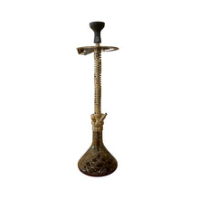 Load image into Gallery viewer, COCOYAYA King Series 2.0 Vikram Aditya Hookah Golden (Grey Base) With Bag