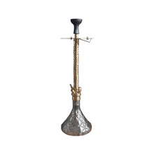 Load image into Gallery viewer, COCOYAYA King Series 2.0 Vikram Aditya Hookah Golden (Grey Base) With Bag