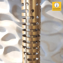 Load image into Gallery viewer, COCOYAYA King Series 2.0 Vikram Aditya Hookah Golden (Grey Base) With Bag