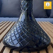 Load image into Gallery viewer, COCOYAYA King Series 2.0 Vikram Aditya Hookah Golden ( Oceanic Blue Base) With Bag