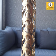 Load image into Gallery viewer, COCOYAYA King Series 2.0 Vikram Aditya Hookah Golden ( Oceanic Blue Base) With Bag
