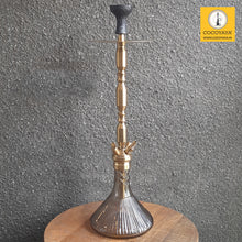 Load image into Gallery viewer, COCOYAYA King Series Brando Hookah Golden (Grey Base) With Bag