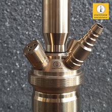 Load image into Gallery viewer, COCOYAYA King Series Brando Hookah Golden (Grey Base) With Bag
