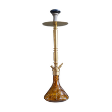 Load image into Gallery viewer, COCOYAYA King Series Rafeo Hookah Golden ( Amber Base ) With Bag