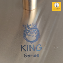 Load image into Gallery viewer, COCOYAYA King Series Rafeo Hookah Golden ( Amber Base ) With Bag