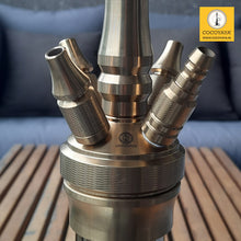 Load image into Gallery viewer, COCOYAYA King Series Greate Hookah Golden ( Golden Base ) With Bag