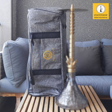 Load image into Gallery viewer, COCOYAYA King Series Long Hookah Bag Only for Carrying - Grey ( Bag Color And Design May Very ) ( Hookah Not Include )