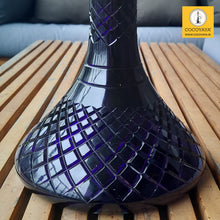 Load image into Gallery viewer, COCOYAYA King Series Kaldor Hookah Golden (Dark Purple Base) With Bag