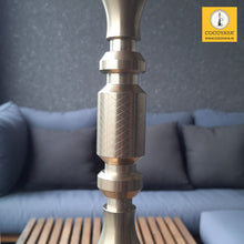 Load image into Gallery viewer, COCOYAYA King Series Litt Hookah Golden ( Dark Green Base) With Bag