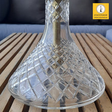 Load image into Gallery viewer, COCOYAYA King Series Pacho Hookah Golden ( Transparent Base) With Bag