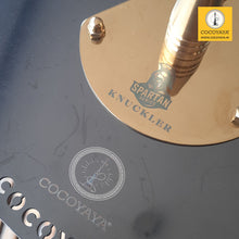 Load image into Gallery viewer, COCOYAYA Knuckler Hookah Black Golden (Black Base) With Bag Design 1